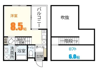GRAN THE COURT伴駅【2階】の間取り
