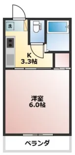 パークプレイス西川原I棟【1階】の間取り