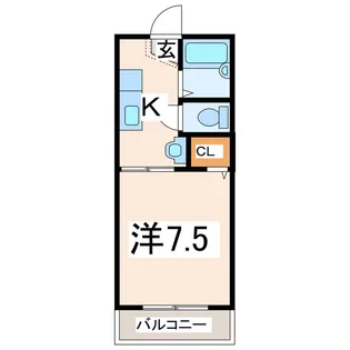第13三共ビル【1階】の間取り