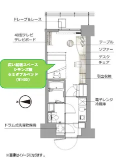 レックスガーデン神楽坂北町【2階】の間取り