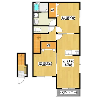 アロアージュ ハイム【2階】の間取り
