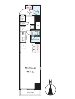 ライオンズマンション八丁堀【11階】の間取り