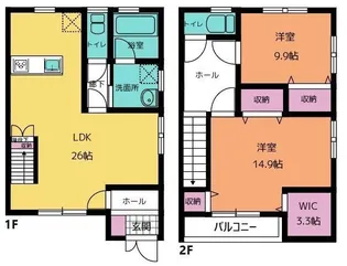 フェリースの間取り