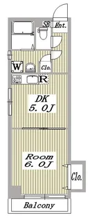 ピースフル北上野【2階】の間取り