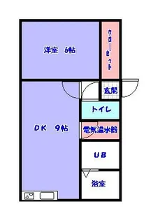 シーマリン【1階】の間取り