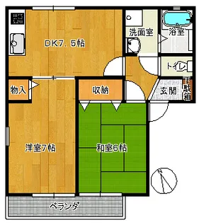 アイーナ82【2階】の間取り