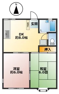 コート・パラレルS【1階】の間取り