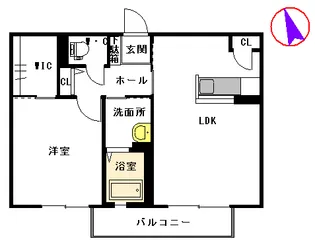 H・Iハイツ **【2階】の間取り