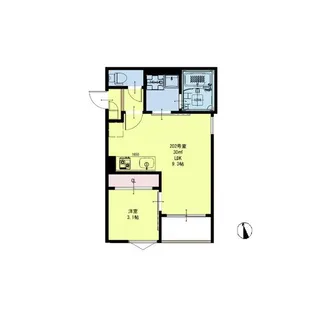 REGALEST八乙女【2階】の間取り