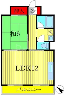 山口マンション【3階】の間取り