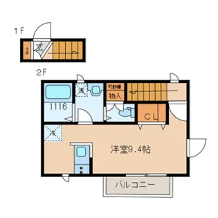Cozy House【2階】の間取り