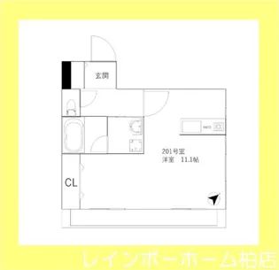 HS BLDG【2階】の間取り