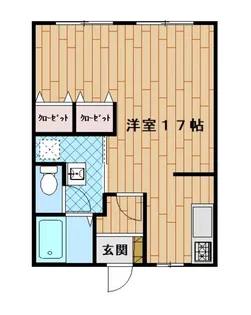 シェーヴルドール【1階】の間取り