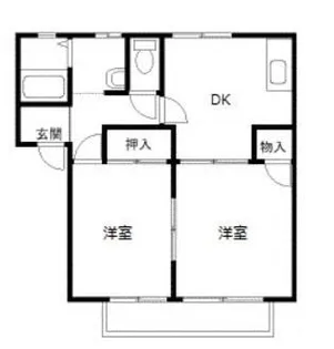 サウスゲートコーポ【1階】の間取り