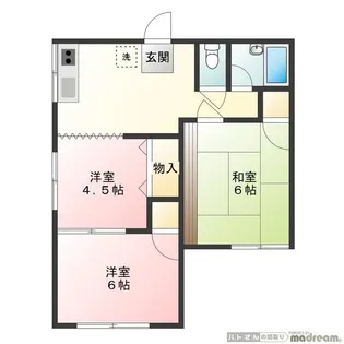 希望ハイツ【2階】の間取り