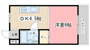 シャトレ森田【3階】の間取り