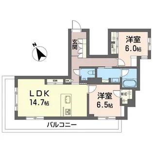 ウィステリアガーデン【4階】の間取り