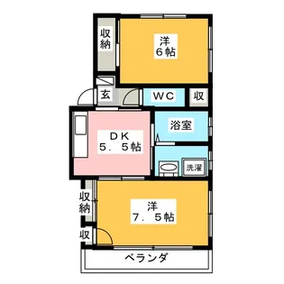ベルハイツ【2階】の間取り