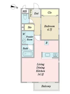 リヴリス池袋【3階】の間取り