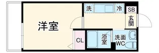 メゾンミルフィーユ海老名B棟【2階】の間取り