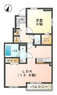 ルミエール A棟【1階】の間取り