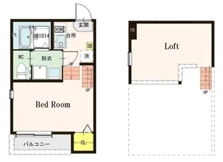 グランデッサ【1階】の間取り