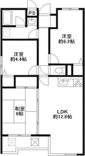 コンフォール野川【3階】の間取り