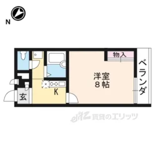 レオパレスEfini1【3階】の間取り