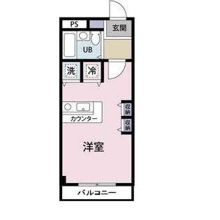 クリスタルアベニュー【1階】の間取り