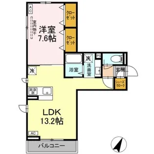 エスペリア東柏ヶ谷二丁目【3階】の間取り