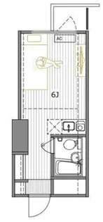 メゾンドノア元横山【3階】の間取り