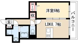 プレサンス上前津グレース【15階】の間取り