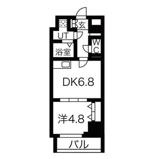 ルネサンスコート築地【2階】の間取り