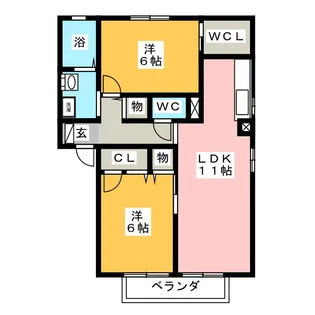 メゾン ド プロヴァンス C【2階】の間取り