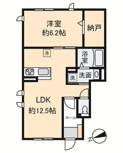 ベルシャルム【1階】の間取り