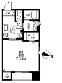 レジデンスK【3階】の間取り