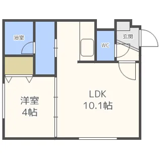 ブランノワールAMJ南郷【2階】の間取り