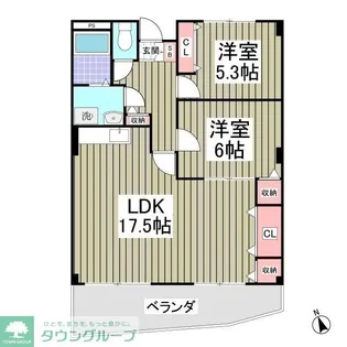 ラ・ディファンスミキ【3階】の間取り