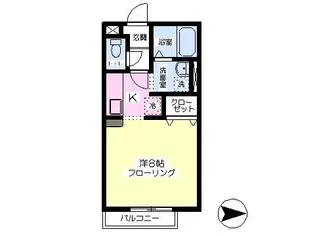 ルースト・256【2階】の間取り