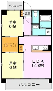 オネット出水【1階】の間取り