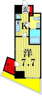 T-CASTLE西新井駅前【8階】の間取り