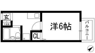 メゾン室町【1階】の間取り