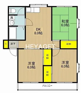 エスポワール参番館【2階】の間取り