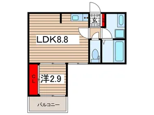 SIMODA大宮土呂【1階】の間取り