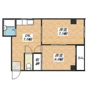 プロモントワール【2階】の間取り