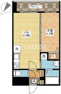 Bonne famille 城山(ボンファミーユ城山)【2階】の間取り