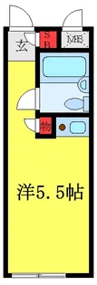 扶桑ハイツ池袋【4階】の間取り