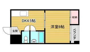 本清ビル【6階】の間取り