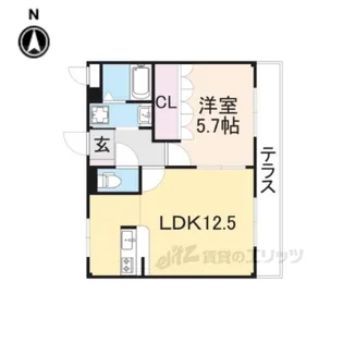ルピナスネオコート【2階】の間取り