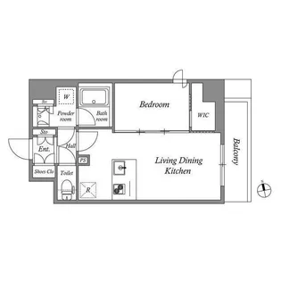 AUFTAKT 天王寺【3階】の間取り